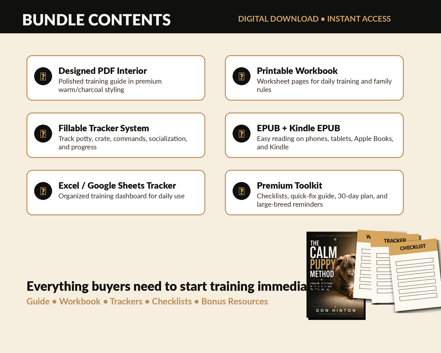 The Calm Puppy Method — Paperback + Digital Bundle