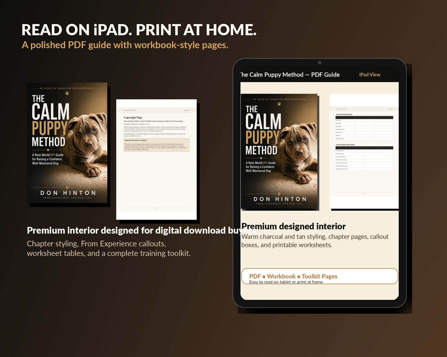 The Calm Puppy Method — Paperback + Digital Bundle