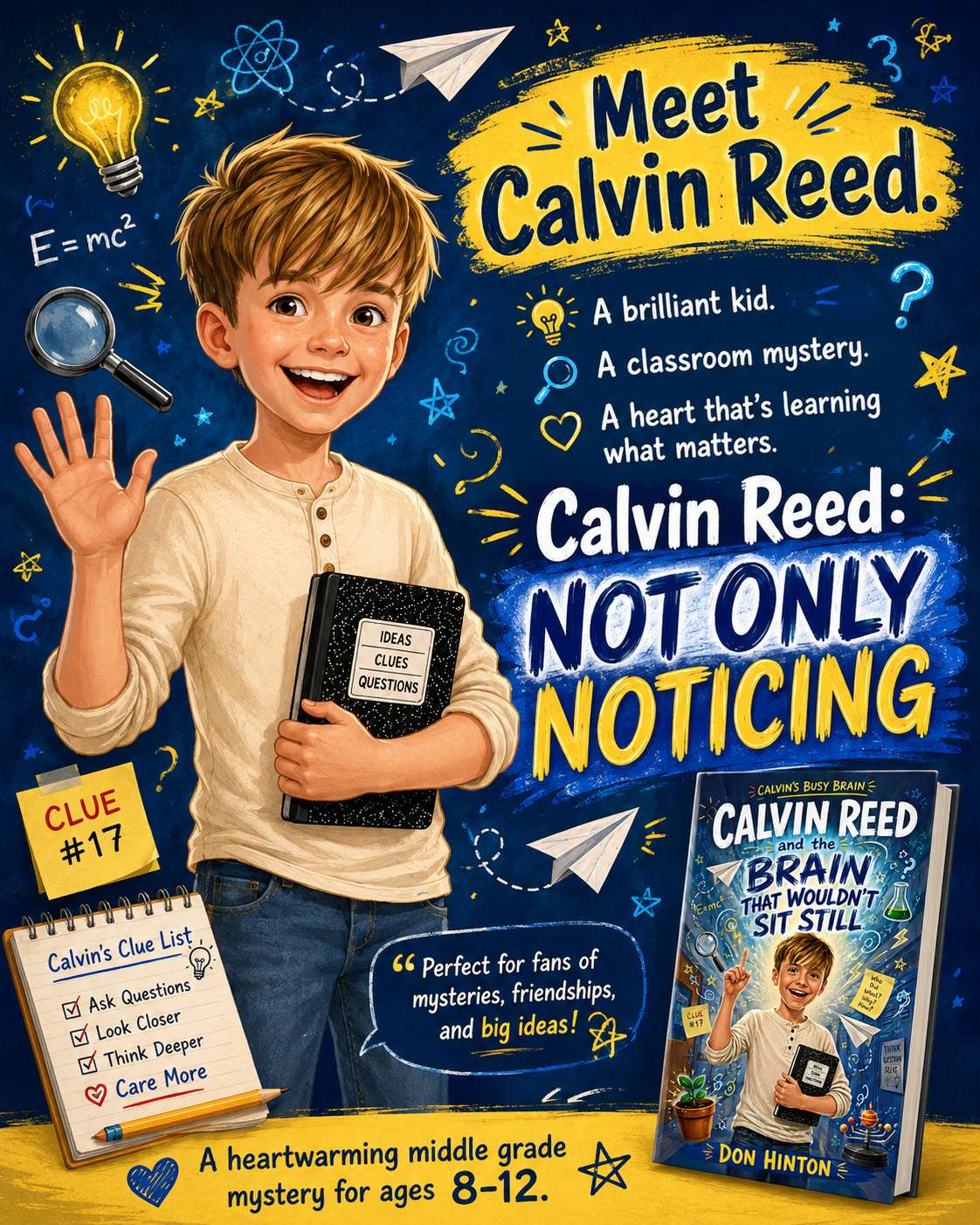 Calvin Reed and the Brain That Wouldn’t Sit Still — Calvin’s Busy Brain Book 1