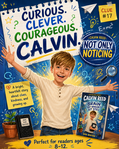Calvin Reed and the Brain That Wouldn’t Sit Still — Calvin’s Busy Brain Book 1