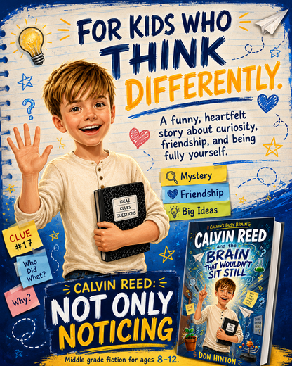 Calvin Reed and the Brain That Wouldn’t Sit Still — Calvin’s Busy Brain Book 1