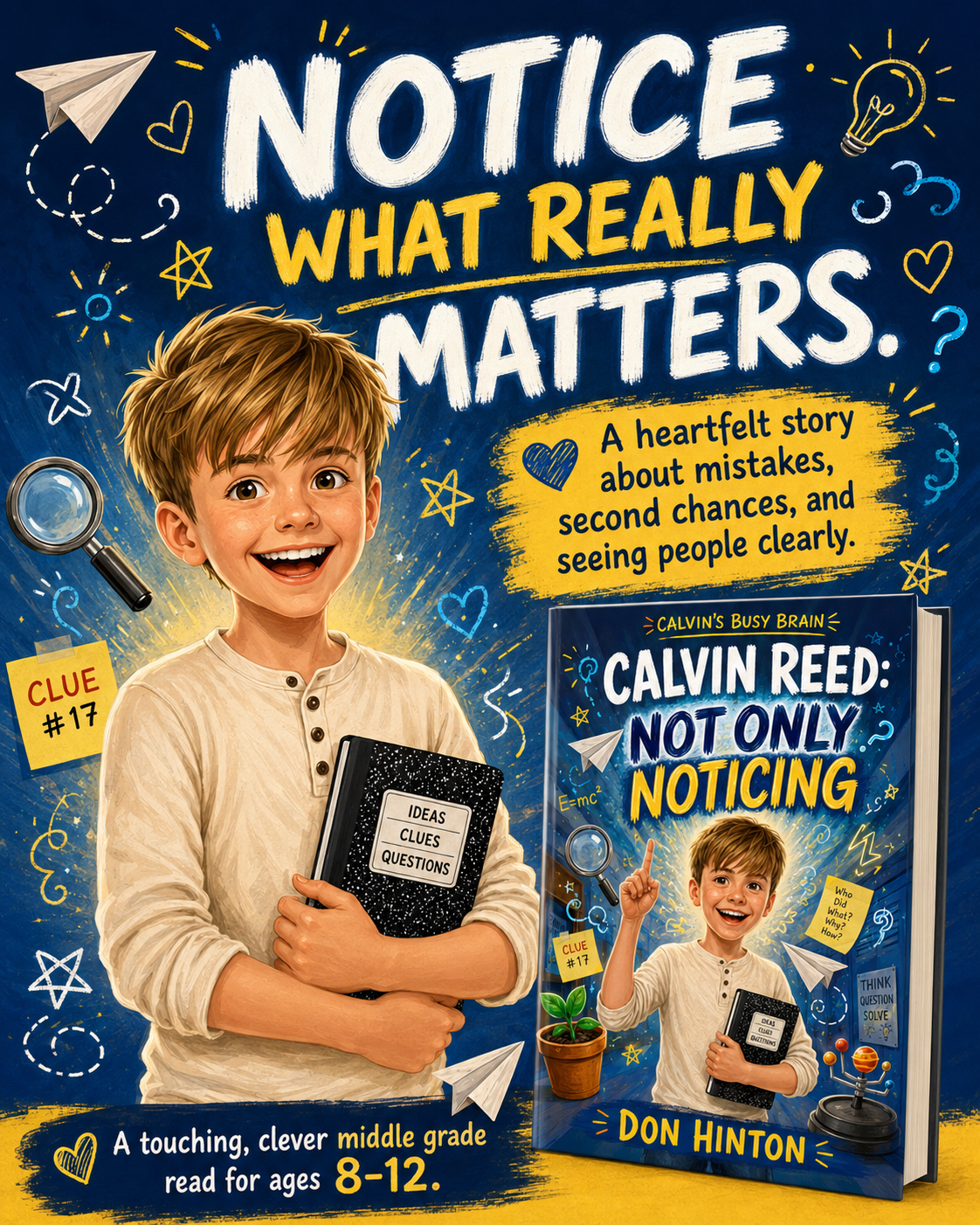 Calvin Reed and the Brain That Wouldn’t Sit Still — Calvin’s Busy Brain Book 1